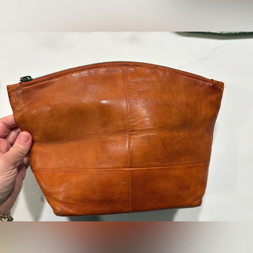Anthropologie Leather Clutch Pouch